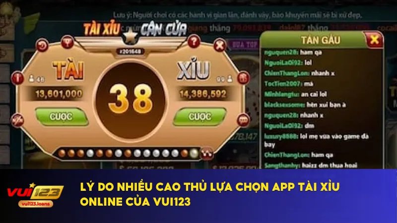 App Tài Xỉu Online Tích Hợp Chuẩn Xác Cho Người Chơi 2 Vui123 sở hữu giao diện app tài xỉu online thân thiện và dễ dùng